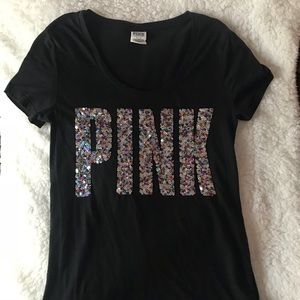 Victoria Secret PINK Sequin Tee
